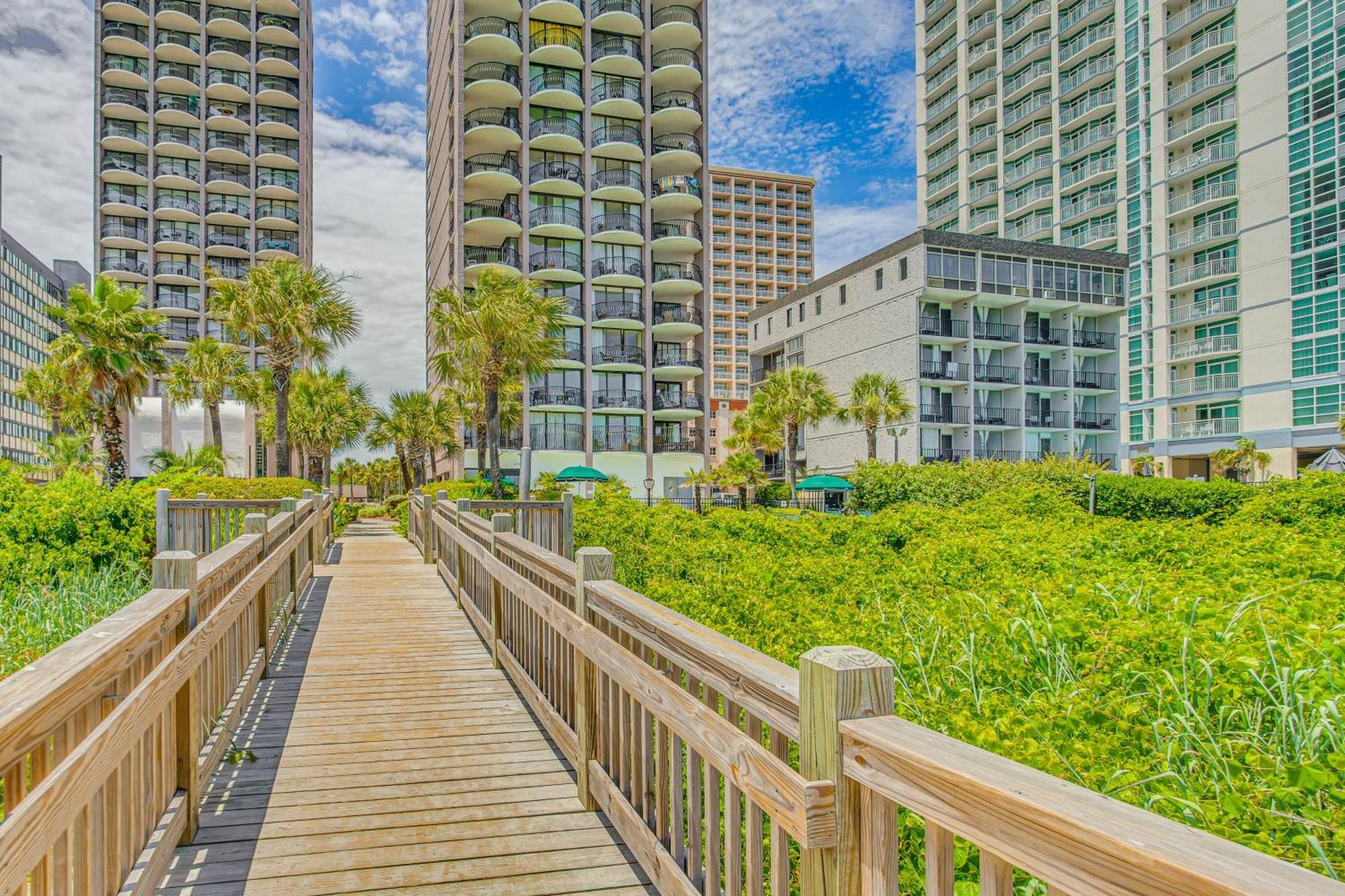 Myrtle Beach Oceanfront Condo With Covered Balcony! Екстериор снимка